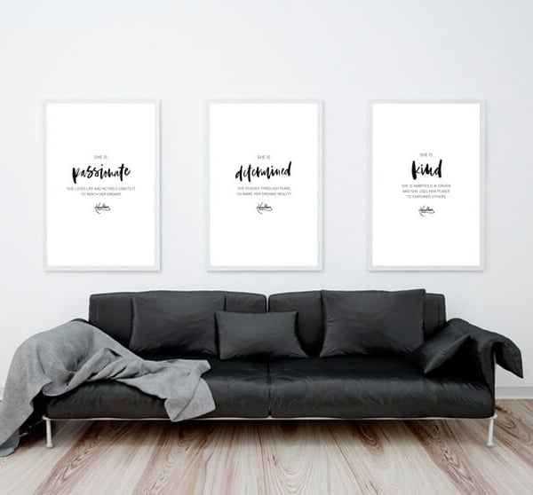 SHE IS Collection - 6 digital Leadership PRINTS BUNDLE - Image 1