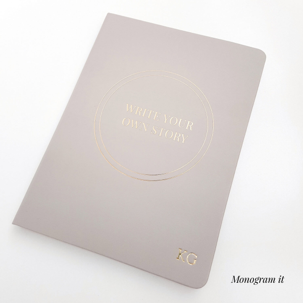 Write Your Own Story Journal with Monogramming