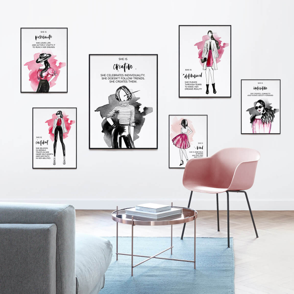SHE IS Collection - 6 digital Leadership PRINTS BUNDLE - Image 2