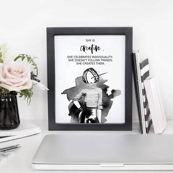 SHE is Creative – digital inspirational print - Image 2