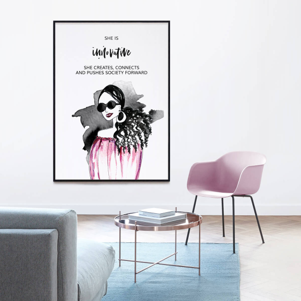 SHE is Innovative - digital inspirational print - Image 3