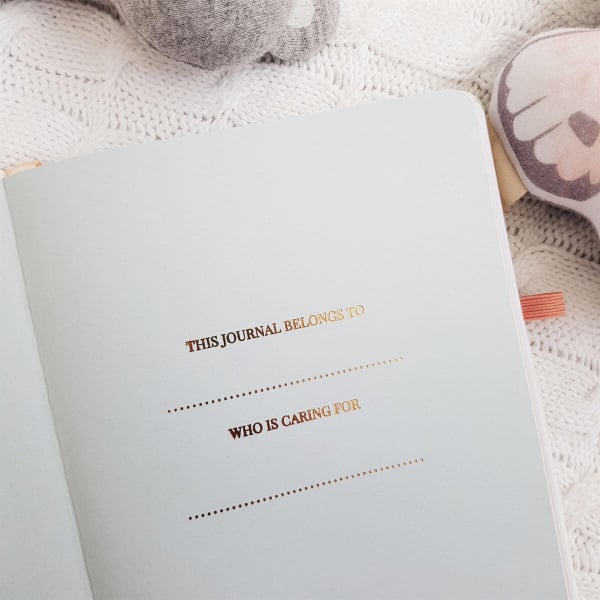 Tiny Little Miracle Baby Feeding Journal