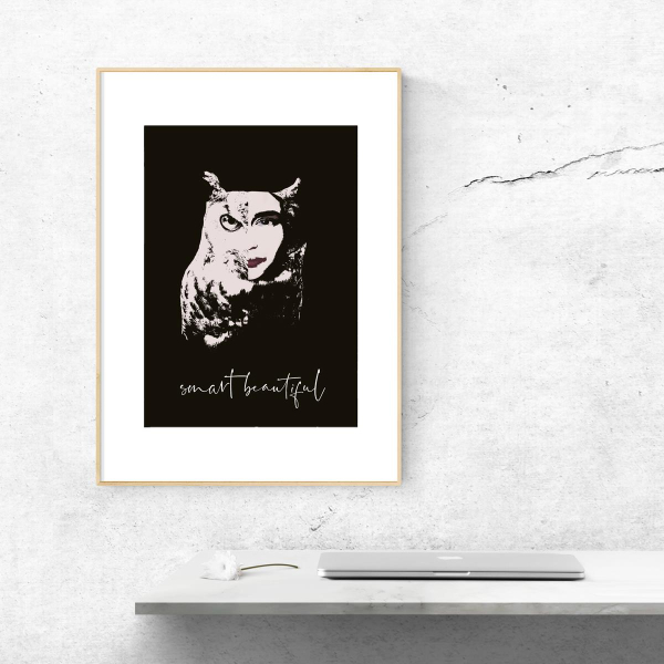 Smart Beautiful Art Print Leaders in Heels