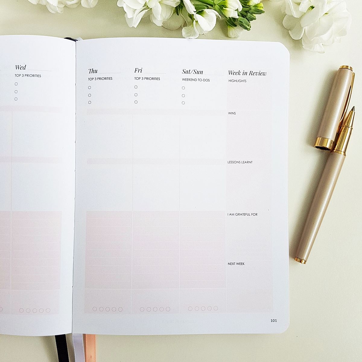 The Leaders in Heels Planner Make It Happen - Weekly Layout