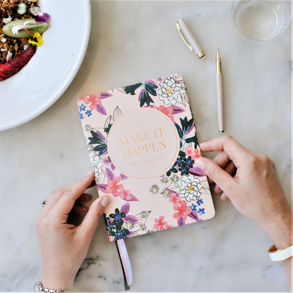 Leaders in Heels Planner – Make It Happen – Light Floral