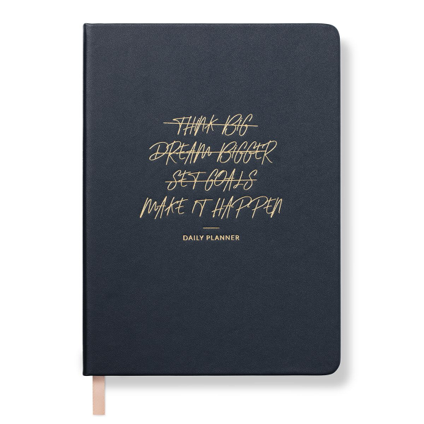 Make it Happen Daily Planner – Midnight blue