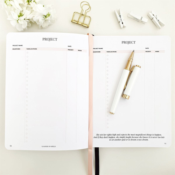 Leaders in Heels Planner Inside
