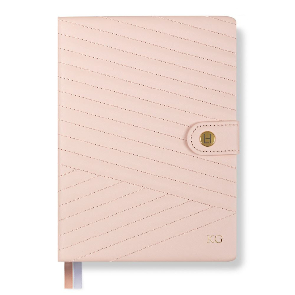 Phenomenal Woman Planner - Chevron-Quilted - Blush - Luxe Edition
