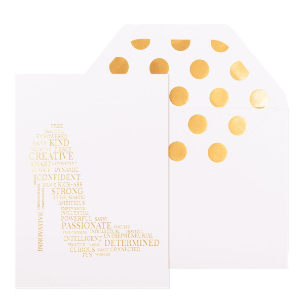 Phenomenal Woman Greeting Card - Image 1