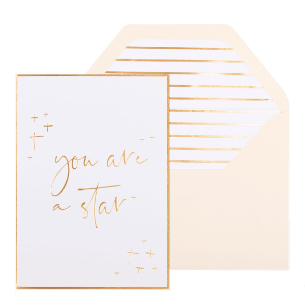 You Are a Star Greeting Card - Image 1
