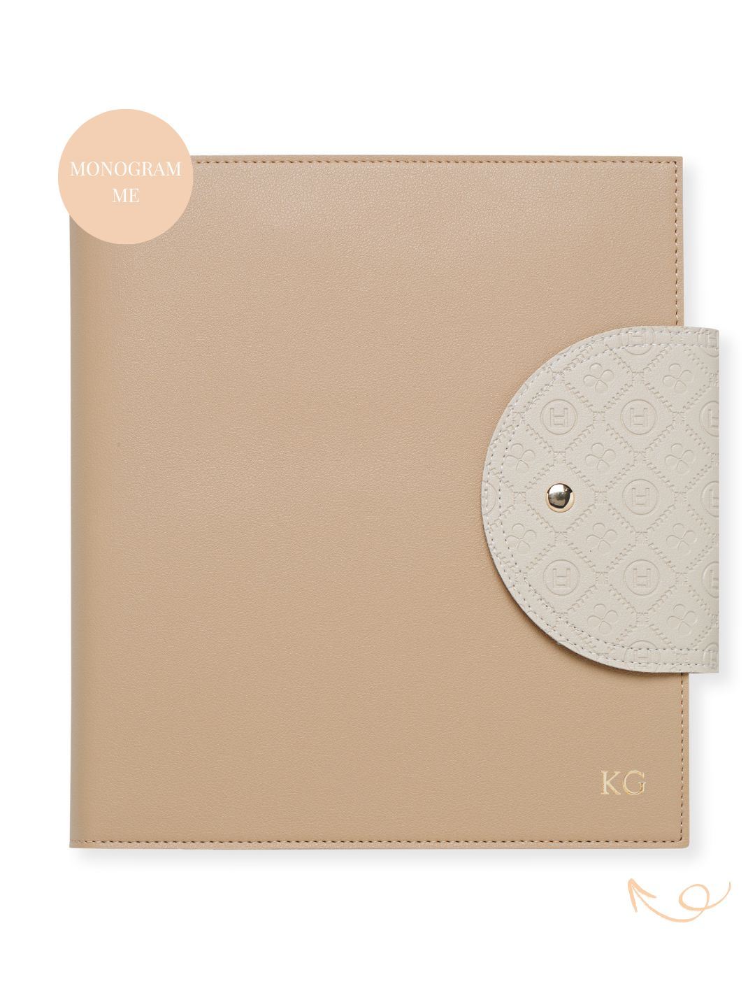LH Agenda Compendium - Large - Latte - Lucky Clover