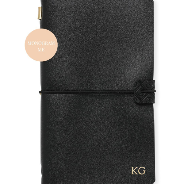 LH Agenda Explorer Refillable Notebook Set- Black