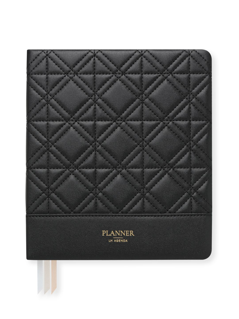 LH Planner - Weekly Large - Black - New Diamond Quilted