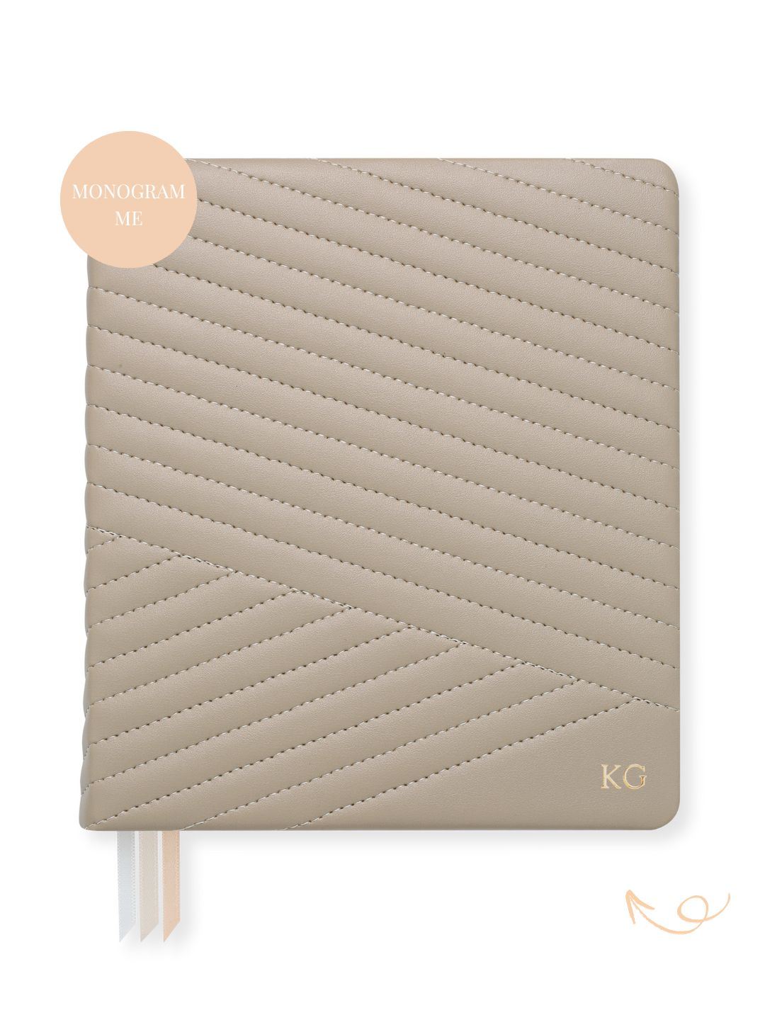 LH Planner - Weekly Large - Mocha - Chevron Quilted