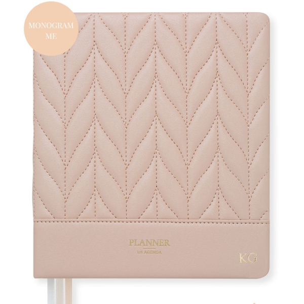 LH Planner - Weekly Large - Peony - Floral Quilted