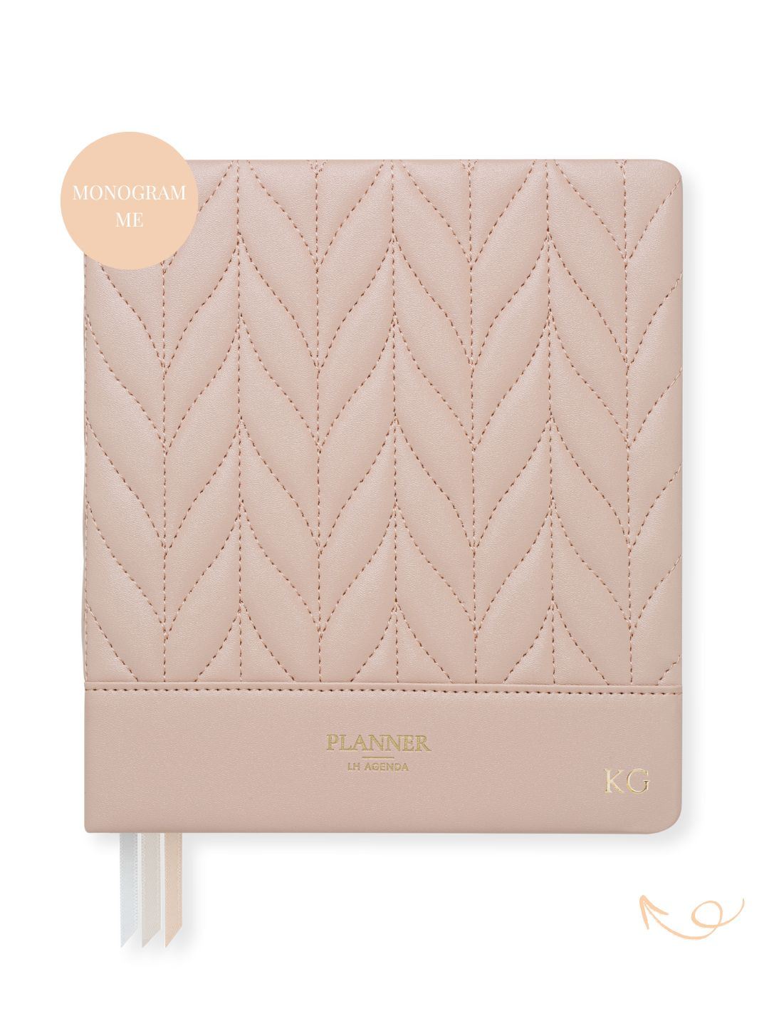 LH Planner - Weekly Large - Peony - Floral Quilted