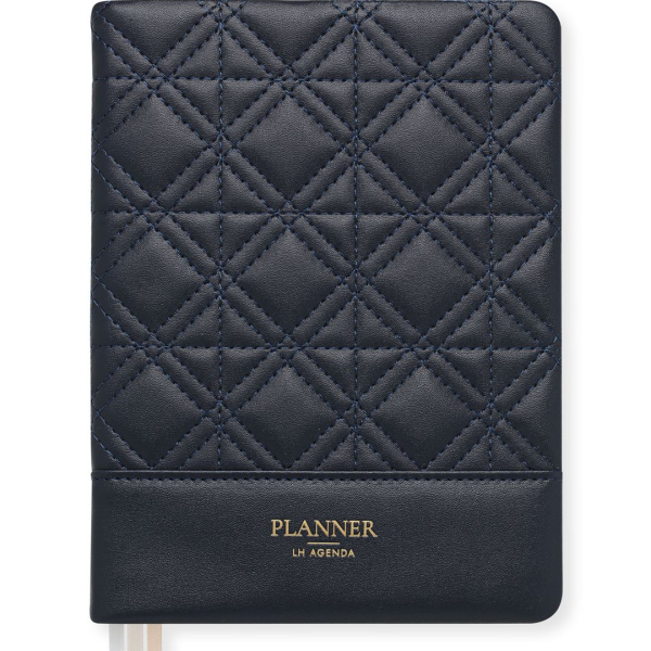 LH Planner - Weekly Medium - Midnight Blue - New Diamond Quilted