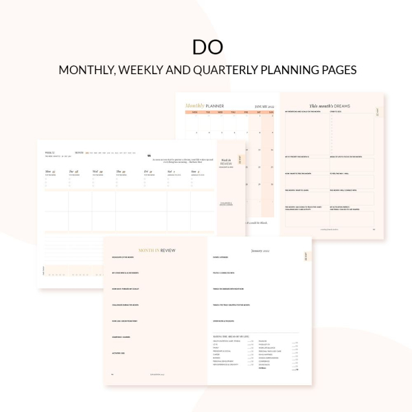Printable Phenomenal Woman Planner 2022
