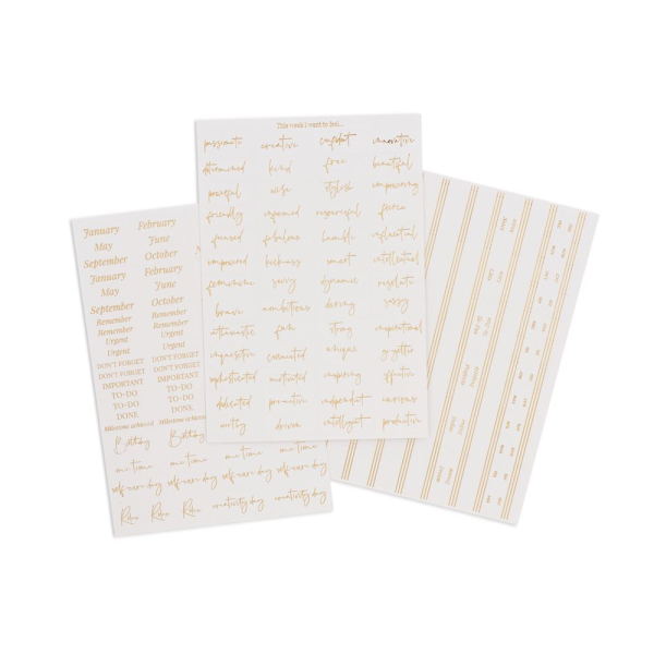 Stickers white LH Agenda