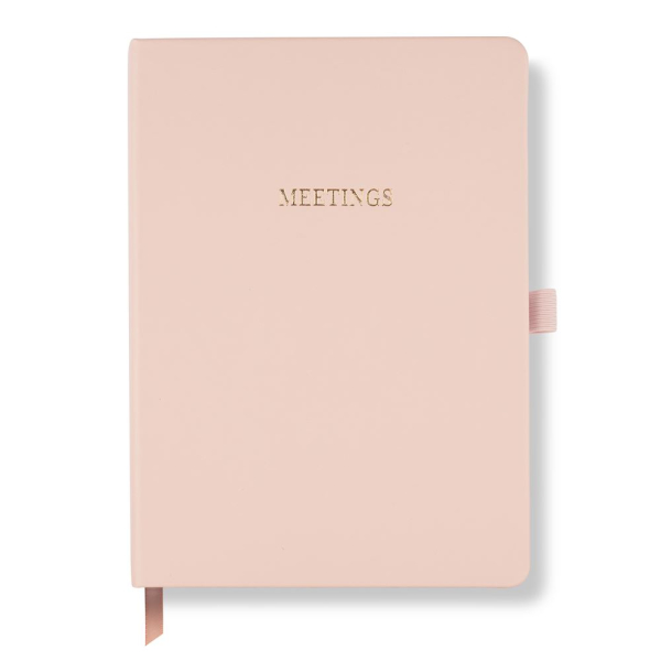 LH Agenda Meeting Notebook Blush