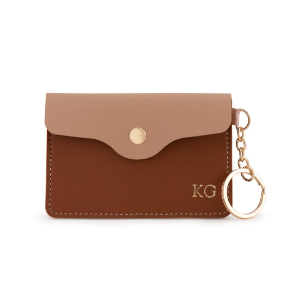 Card holder cinnamon nude