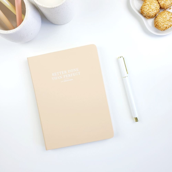 Better Done Than Perfect Day Organiser - Peach (Weekly)