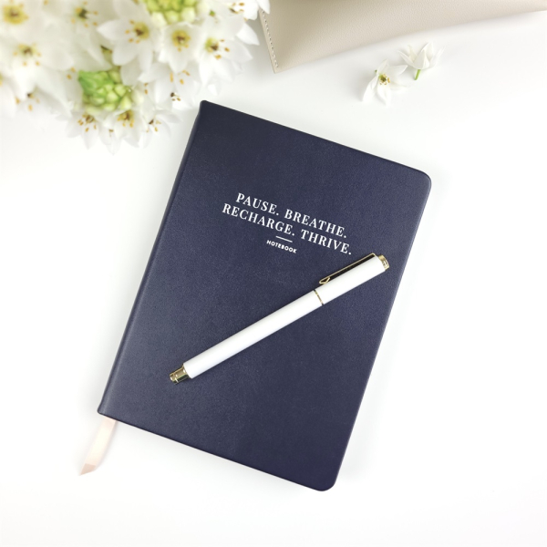 Mind By Design Notebook - Mental Resilience Edition - Midnight Blue