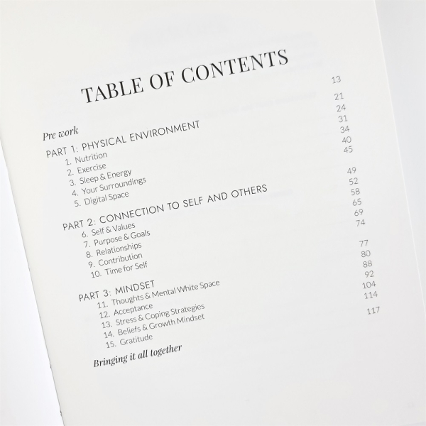 THRIVE Mind Designer - Self-coaching Journal for Mental Resilience