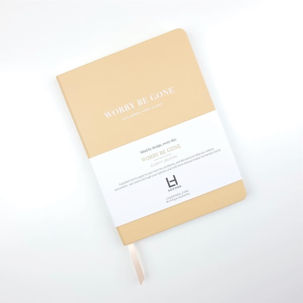Worry Be Gone - Clarity Journal - Vanilla