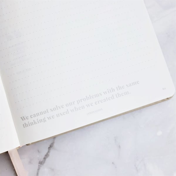 Make Your Mark Notebook - LH Agenda Dot-Lined