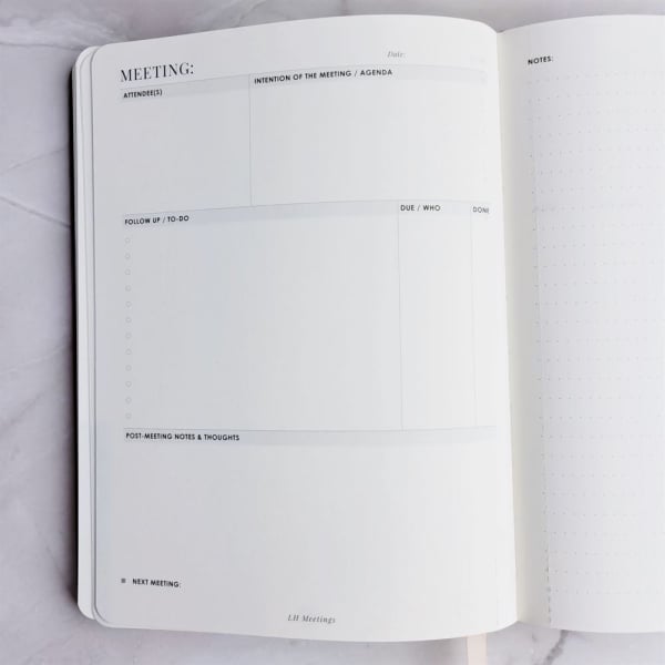 Meeting Notebook LH Agenda