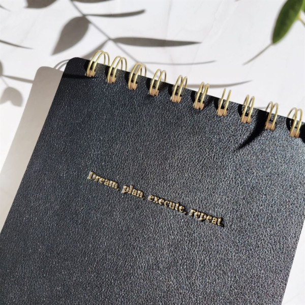 LH Agenda Notepad - Black (Dot-lined) - Persistence - Image 3