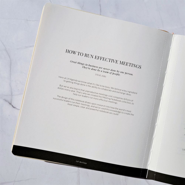 LH Agenda Meeting Notebook