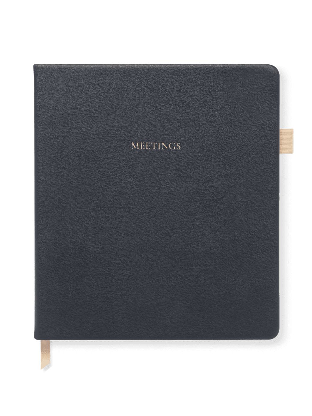 Meeting Notebook – Large – Midnight Blue