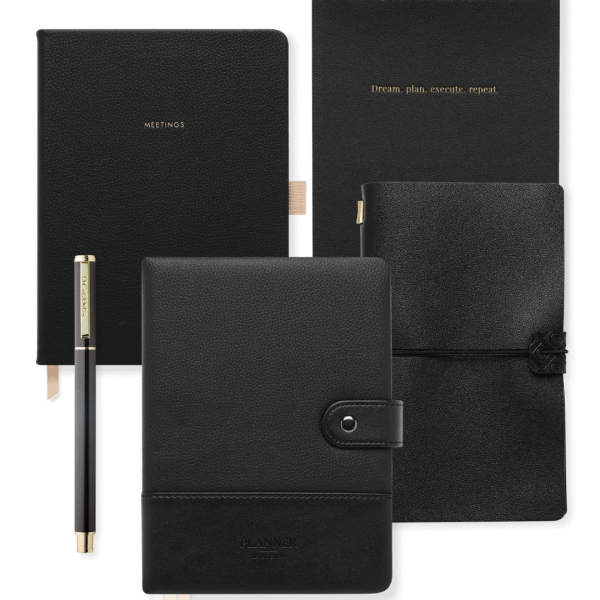 LH Planner and Meeting Bundle - Black - Image 1