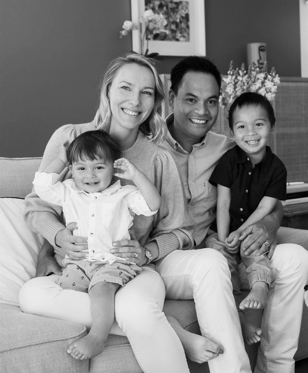 Kasia Gospos with family