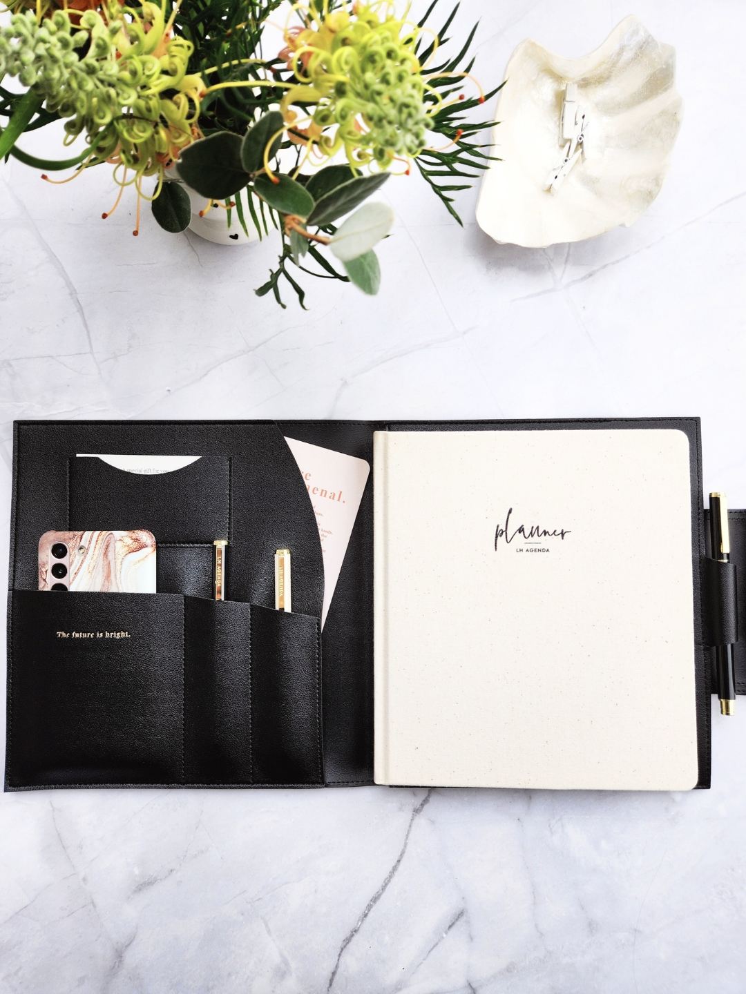 Compendium - Large - Black - LH Monogram