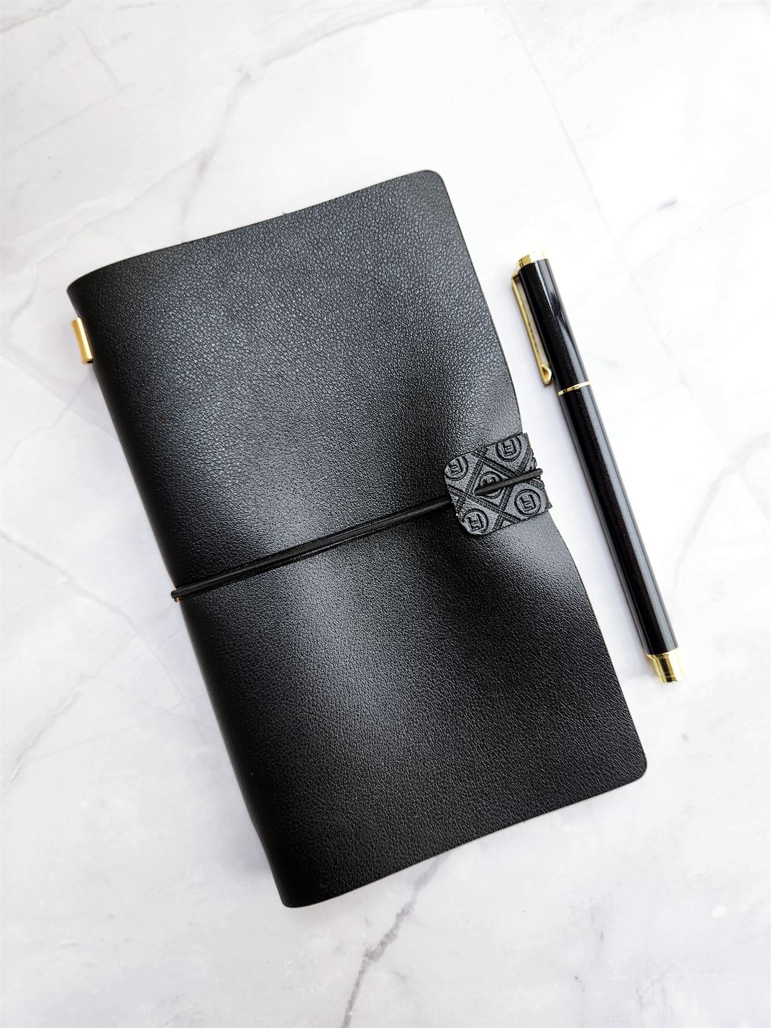 LH Agenda Explorer Refillable Notebook Set - Black
