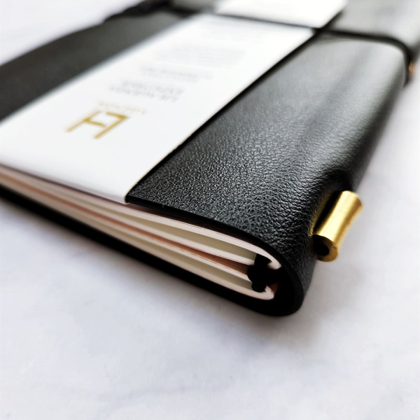 LH Agenda Explorer Refillable Notebook Set - Black