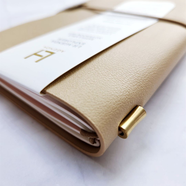 LH Agenda Explorer Refillable Notebook Set - Latte