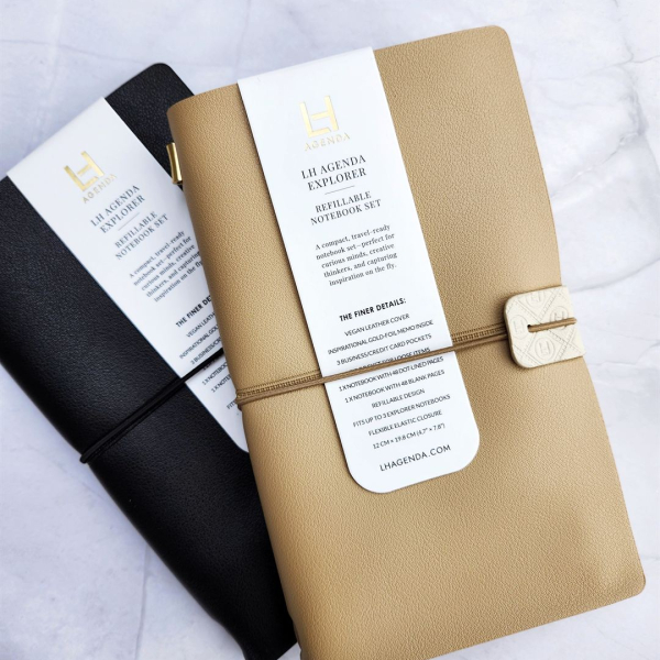 LH Agenda Explorer Refillable Notebook Set