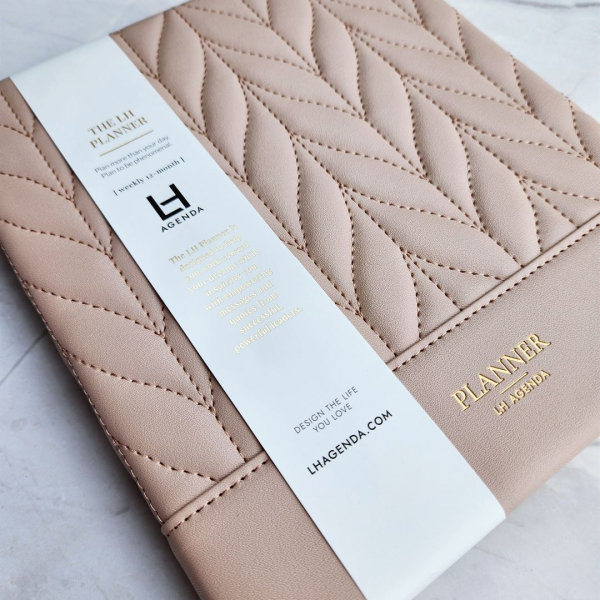 LH Planner - Weekly Large - Peony - Floral Quilted