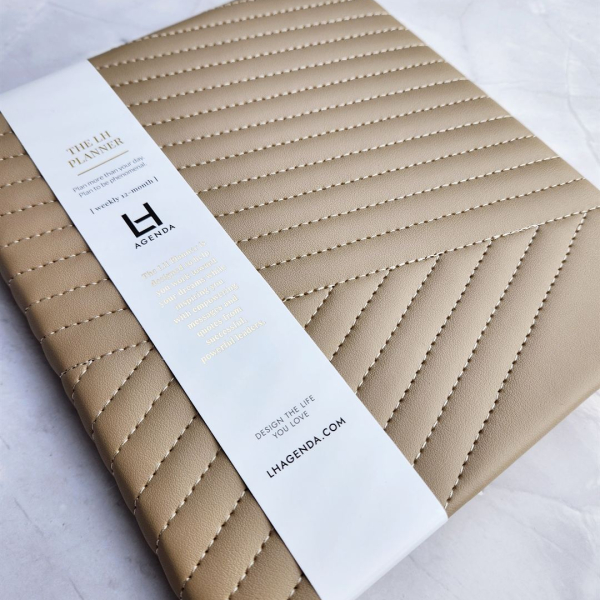LH Planner - Weekly Large - Mocha - Chevron Quilted