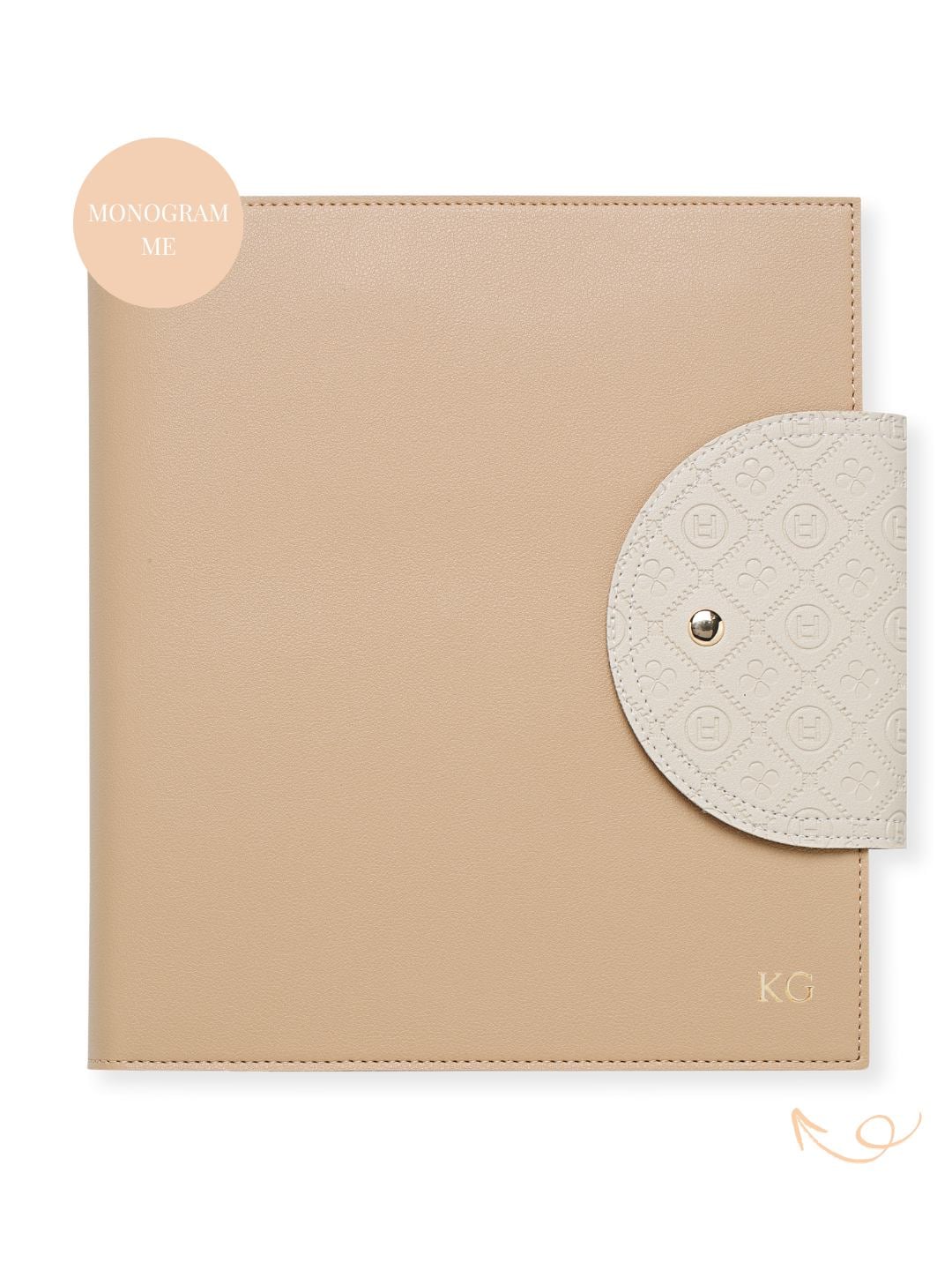 LH Agenda Compendium – Large – Latte personalised
