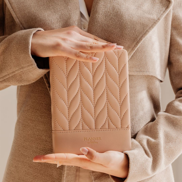LH Planner - Weekly Medium - Rose - Floral Quilted