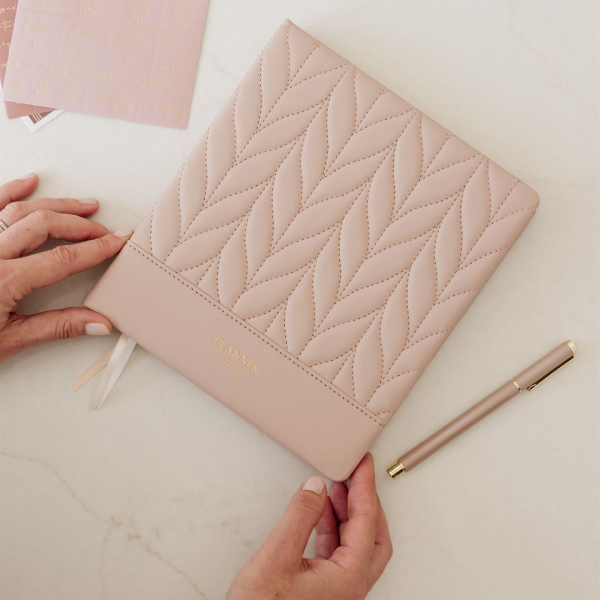 LH Planner - Weekly Large - Peony - Floral Quilted