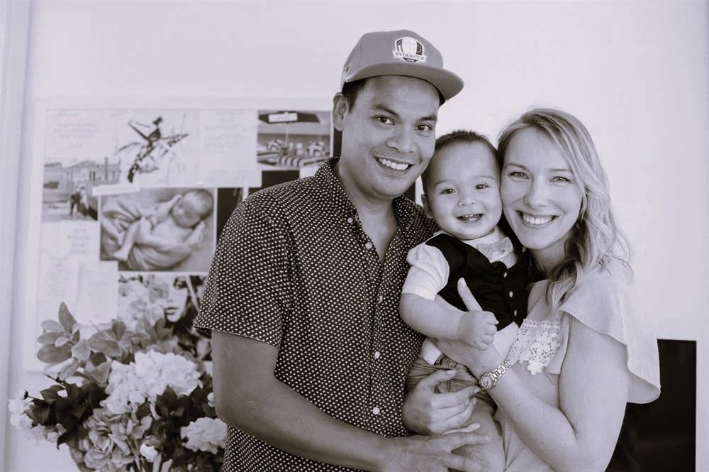 Kasia Gospos with family Kasia Gospos with family