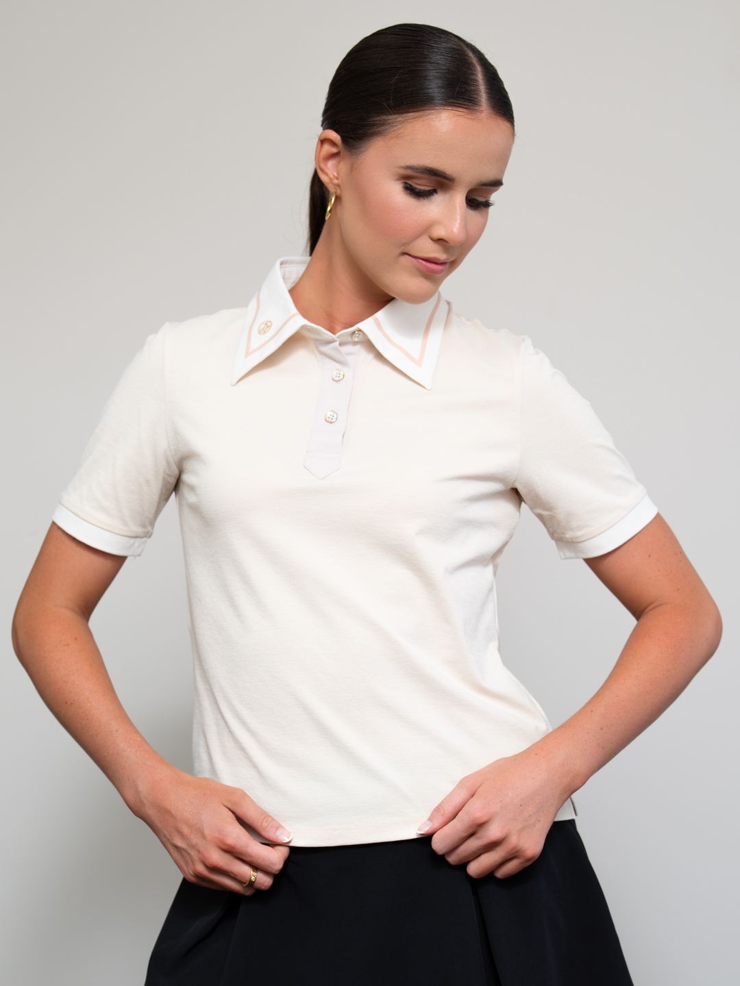 Skye Melody Victory Polo - Ivory