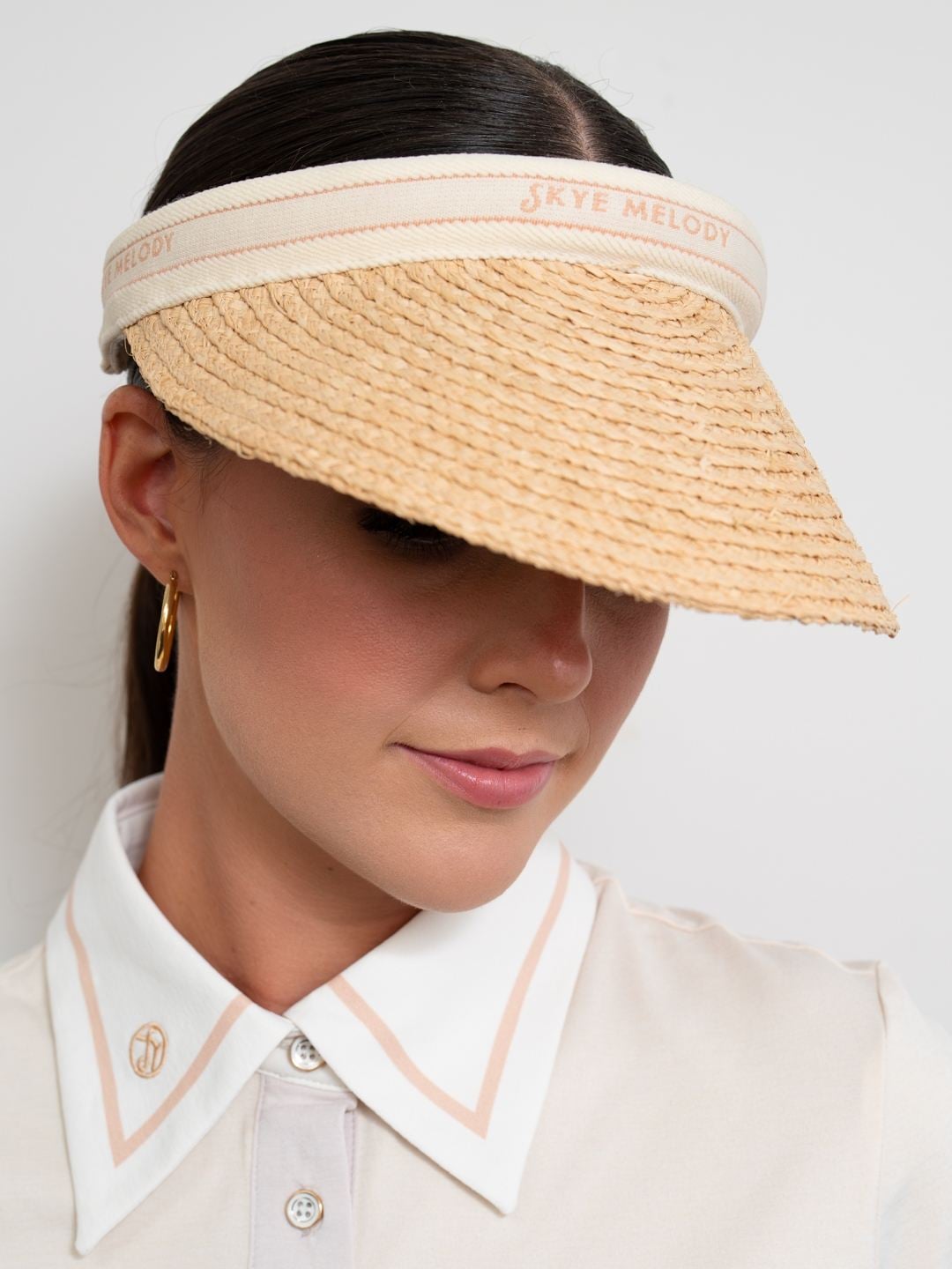 Skye Melody Raffia Sun Visor