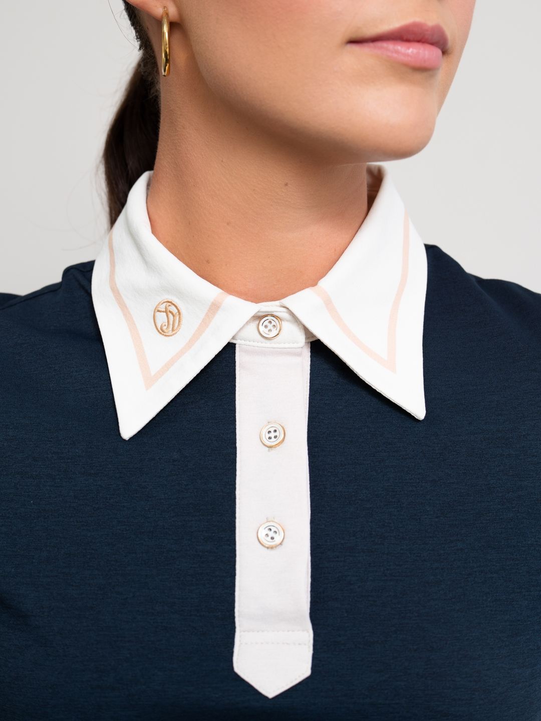Skye Melody Victory Polo - Midnight Blue Skye Melody Victory Polo - Midnight Blue